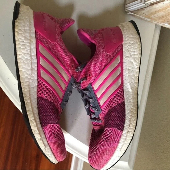 Adidas Ultra boost 4.0  Running Training Shoes Shocking Pink Size 8.5 - Picture 11 of 11